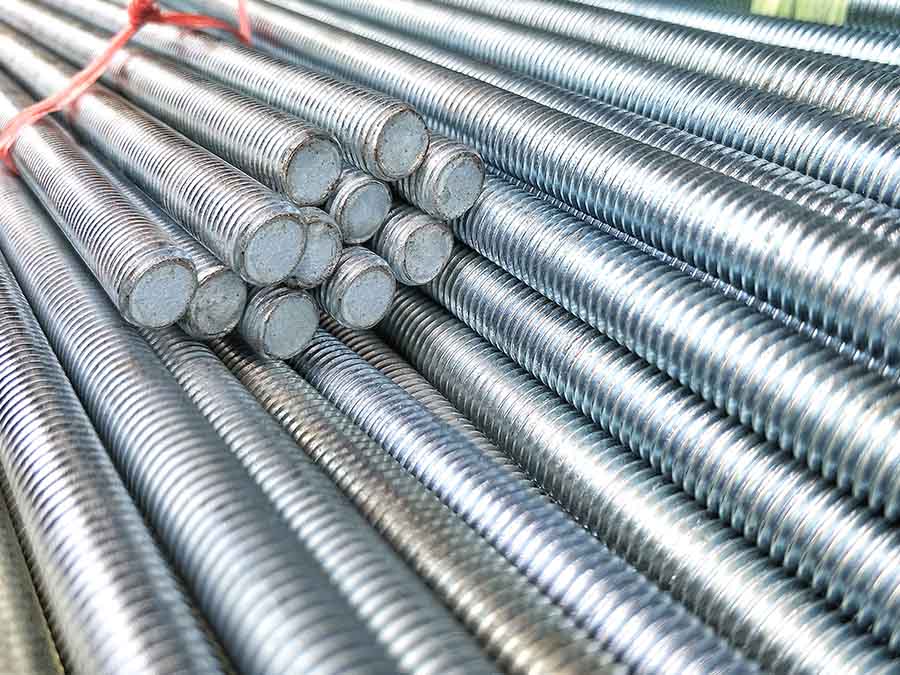 QUARKZMAN 4 Stück Gewindestangen, M3 x 120mm 304 Edelstahl
