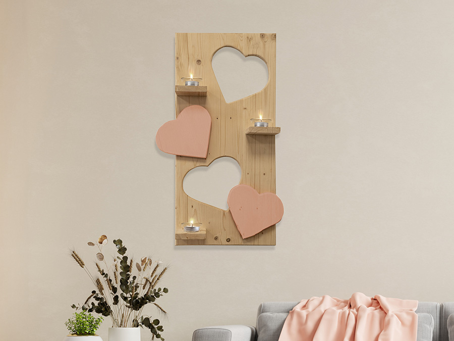 Kerzenhalter aus Holz – DIY