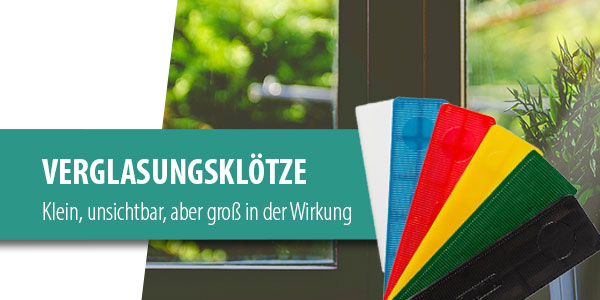 Verglasungsklötze