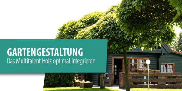 Header Gartengestaltung mit Holz