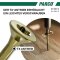 PARCO Spanplattenschrauben 6 x 160 mm gelb verzinkt Teilgewinde Torx 30 - 100 Stück
