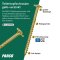 Tellerkopschroeven 8 x 300 mm geel verzinkt – 50 Stuks