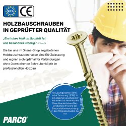 Constructieschroeven 8 x 240 mm geel verzinkt – 50 stuks
