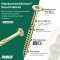 Constructieschroeven 8 x 280 mm geel verzinkt – 50 stuks
