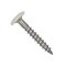 Fassadenschrauben Edelstahl A2 Reinweiß RAL 9010 - 4,8 x 32 mm 100 Stück
