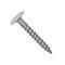 Fassadenschrauben Edelstahl A2 Verkehrsweiß RAL 9016 - 4,8 x 38 mm 100 Stück
