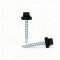 Trapezblechschrauben 4,8 x 35 mm RAL 9005 Tiefschwarz - 100 Stück