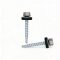 Trapezblechschrauben 4,8 x 35 mm Graualuminium RAL 9007 - 100 Stück