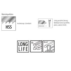 Stichsägeblätter für Stahl und rostfreie Stähle (T118B) - 5 Stück