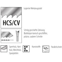 Stichsägeblätter für Holz (T101DP) - 5...