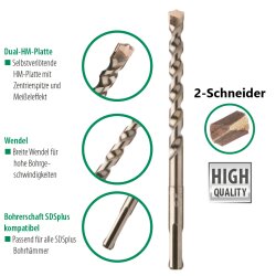 TWISTDRILL Hammerbohrer 6,5x460mm SDSplus HQ 2-Schneider