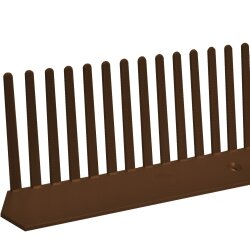 Green-Fast Traufenlüftungskamm 55mm x 1m Braun nach...
