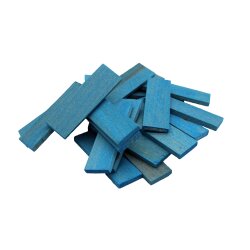 Holz-Verglasungsklötze 80 x 24 x 5 mm (Blau) - 1000 Stück