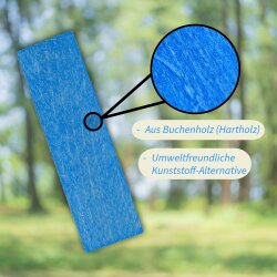 Holz-Verglasungsklötze 80 x 24 x 5 mm (Blau) - 1000 Stück