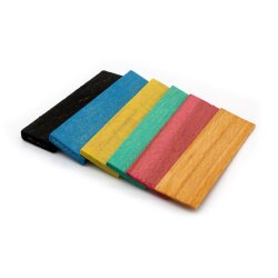 Holz-Verglasungsklötze 80x24x6mm Schwarz 500 Stück