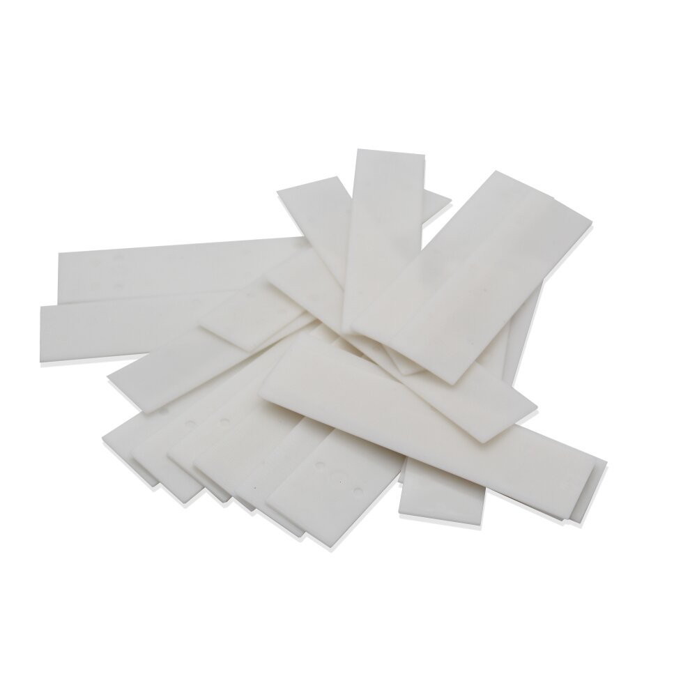 Recinzione Natalizia Decorativa In Legno Plastica - Bianco Multicolore, 98x30x1,5 Cm, Per Esterni/Interni
