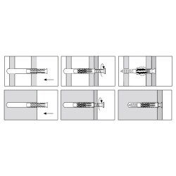 PARCO Premium Universaldübel 6 x 30 mm - 100 Stück