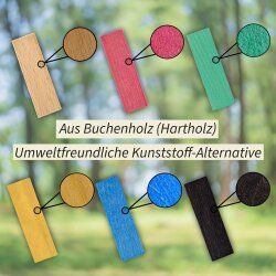 Holz-Verglasungsklötze 24 mm 600 Stück