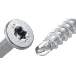 PARCO Spanplattenschrauben mit Bohrspitze 4,0x60mm A2 TG...