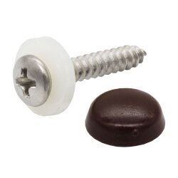 Fensterbankschrauben Edelstahlschrauben 3,9 x 22 mm Braun...