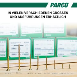 Spanplattenschrauben gelb-verzinkt Torx