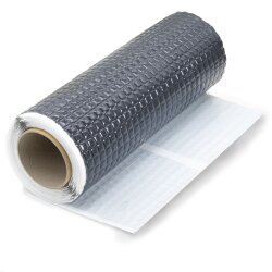 Kamin- und Wandanschluss Anthrazit 300 mm x 5 lfm.