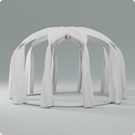 Einzigartige runde Gartenpavillons Garten Iglu Winterfest!