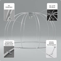 astreea® Igloo Model XL mit Umbrella Bezug