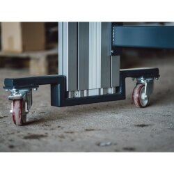 Arbeitstisch Basic elektrisch mit Rollen 1800x800