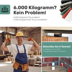 Unterlegplatten aus Kunststoff 100 Stück