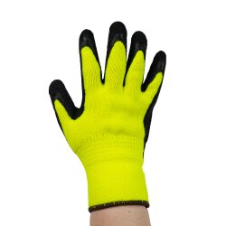 Winterhandschuhe neon gelb EN420:2003 A1:2009 EN388:2016 EN 511:2006