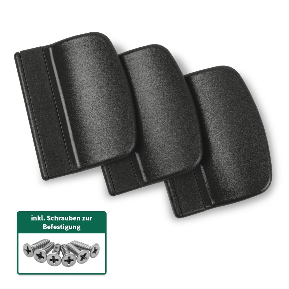 Zigarettenboxen XXXL Für 40 Stück – Graue Kunststoff-Boxen Mit Pop-up-Funktion, 96x65x40 Mm, 3er-Set