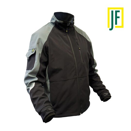 Jet-Fast Workwear Softshelljacke schwarz/grau