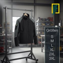 Jet-Fast Workwear Softshelljacke schwarz/grau