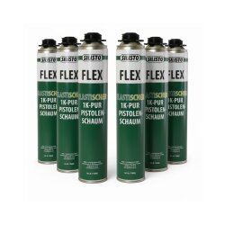 SILISTO®FLEX Elastischer Pistolenschaum B2 - 750 ml 6 Stück