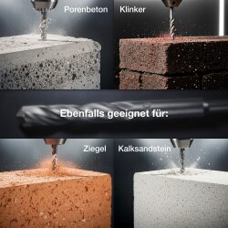 Hammerbohrer SDS plus 2-Schneiden