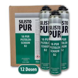 SILISTO PUR 1K-Pistolenschaum B2 750 ml – Umkarton...