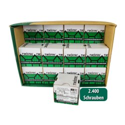 Trapezblechschrauben 4,8 x 35 mm RAL 7016 Anthrazitgrau – Umkarton 24 × 100 Stück