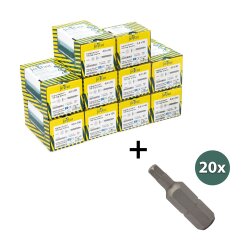 Jet-Fast Schrauben Set XL inkl. Jet-Fast Bits