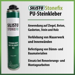 SILISTO STONEFIX PU-Steinkleber B2 - 750ml