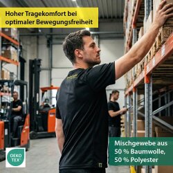 Jet-Fast Workwear T-Shirt schwarz