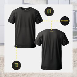 Jet-Fast Workwear T-Shirt schwarz