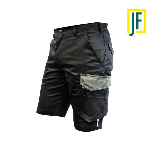Jet-Fast Workwear Arbeitshose kurz schwarz/grau
