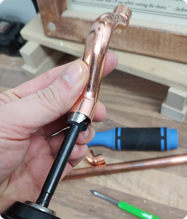 Passender Bohrer für Kupferrohrdurchmesser