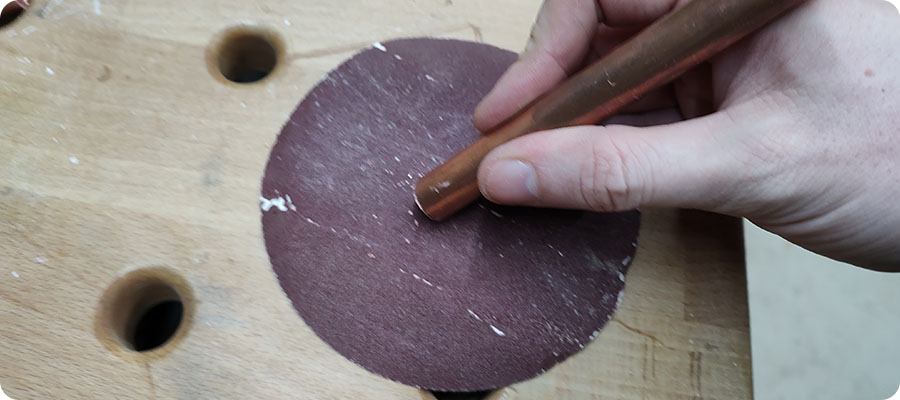 Schnittkanten abschleifen