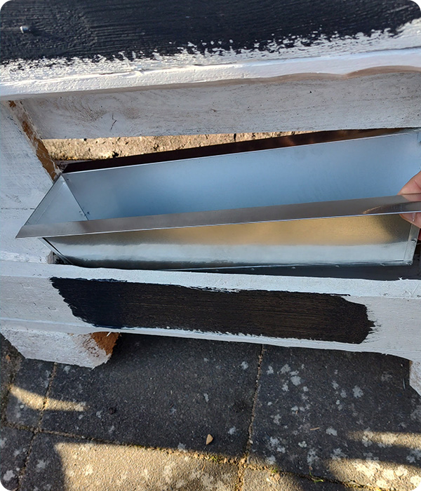 Planzkästen für Palettenbeet