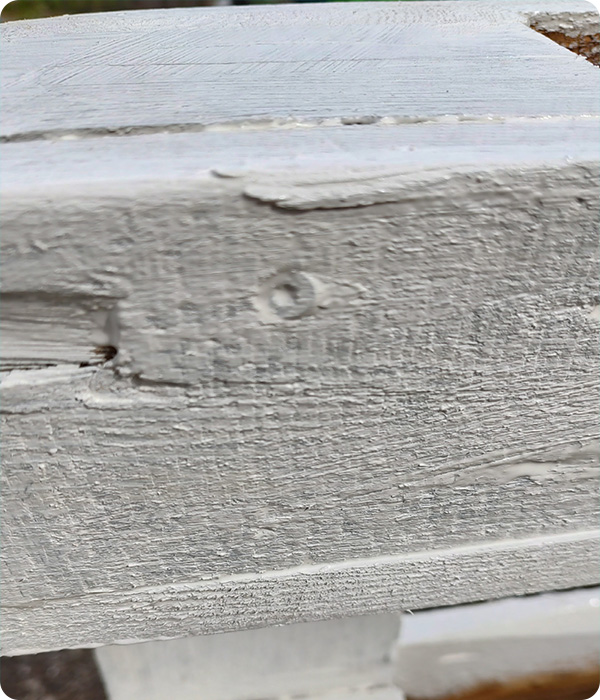 Halbdeckende Farbe Shabby Chic Stil