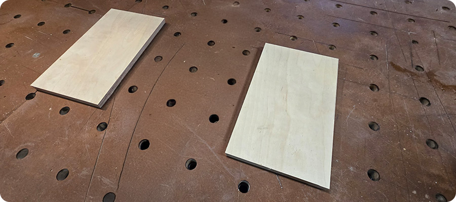 Die Dachflächen zuschneiden