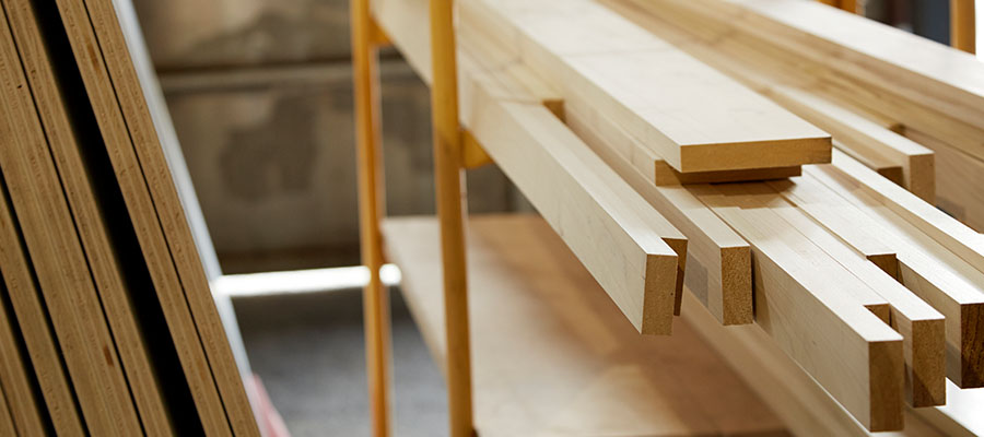 Die Art der Holzverkleidung auswählen