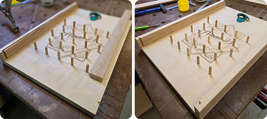 Seitenwände befestigen